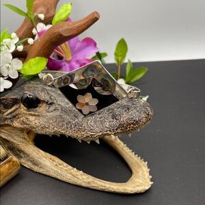 Alpaca Mexico hinged bracelet vintage